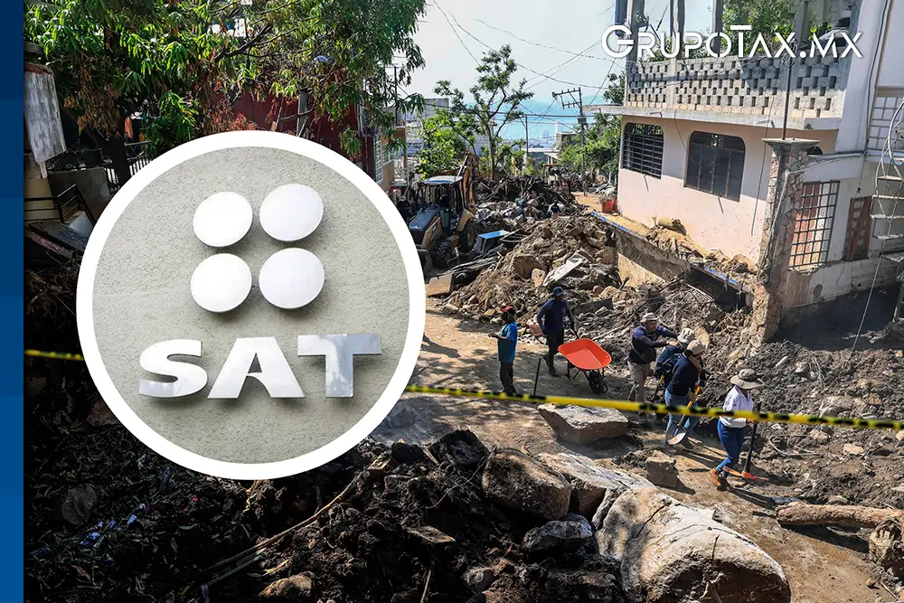 SAT otorga estímulos fiscales a afectados por Otis
